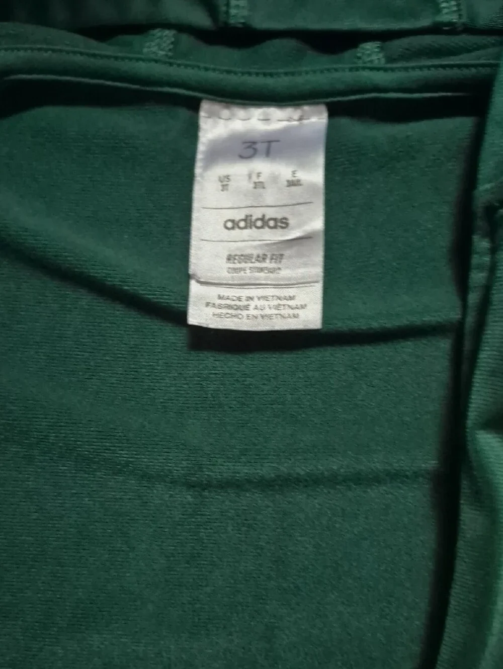 adidas Green Hooded Tracksuit with White Stripes